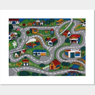 Throwback Kids Kindergarten Play Mat Posters and Art